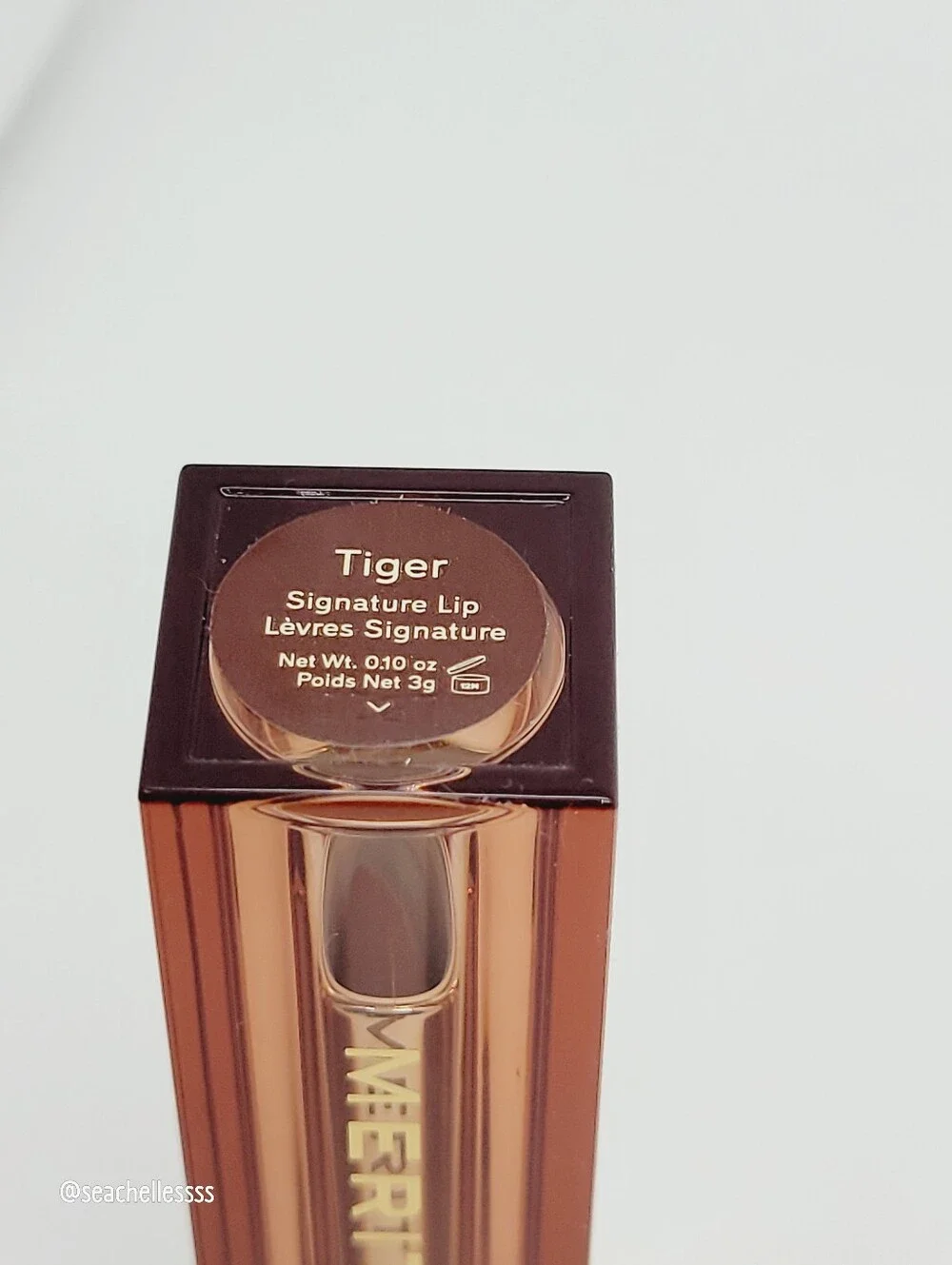 Tiger Merit Signature Lightweight Lipstick Matte Brick Red Brand New In Box